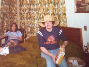 My dad representing the Auburn Tigers around 1977...  not sure about that hat though?